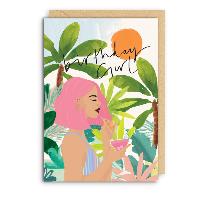 Amalfi Birthday Girl Card