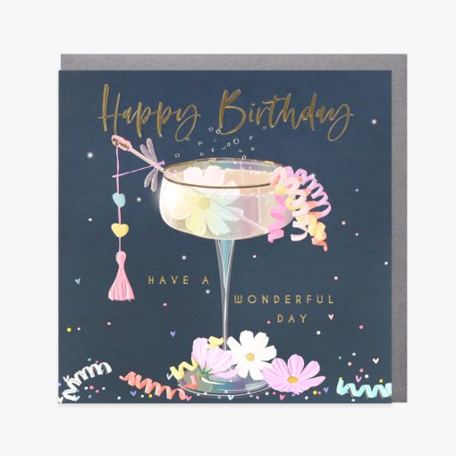 Elle - Birthday Cocktail Card