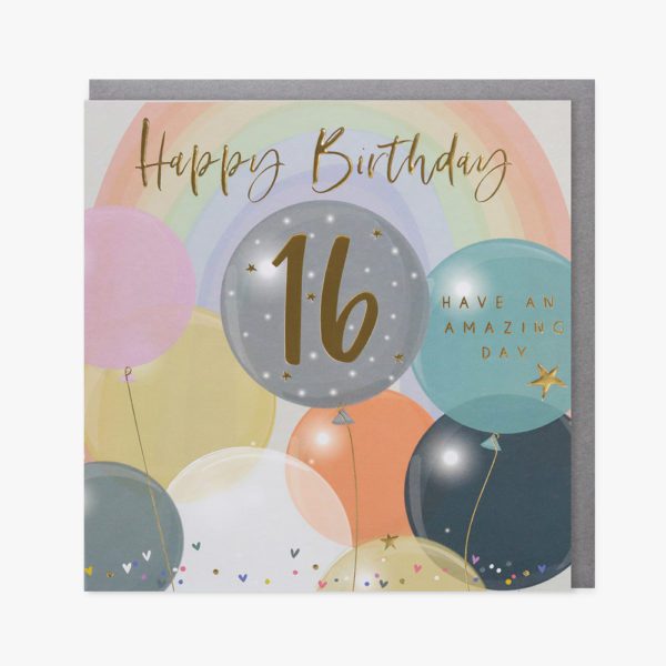 Elle - 16th Birthday Balloon Card