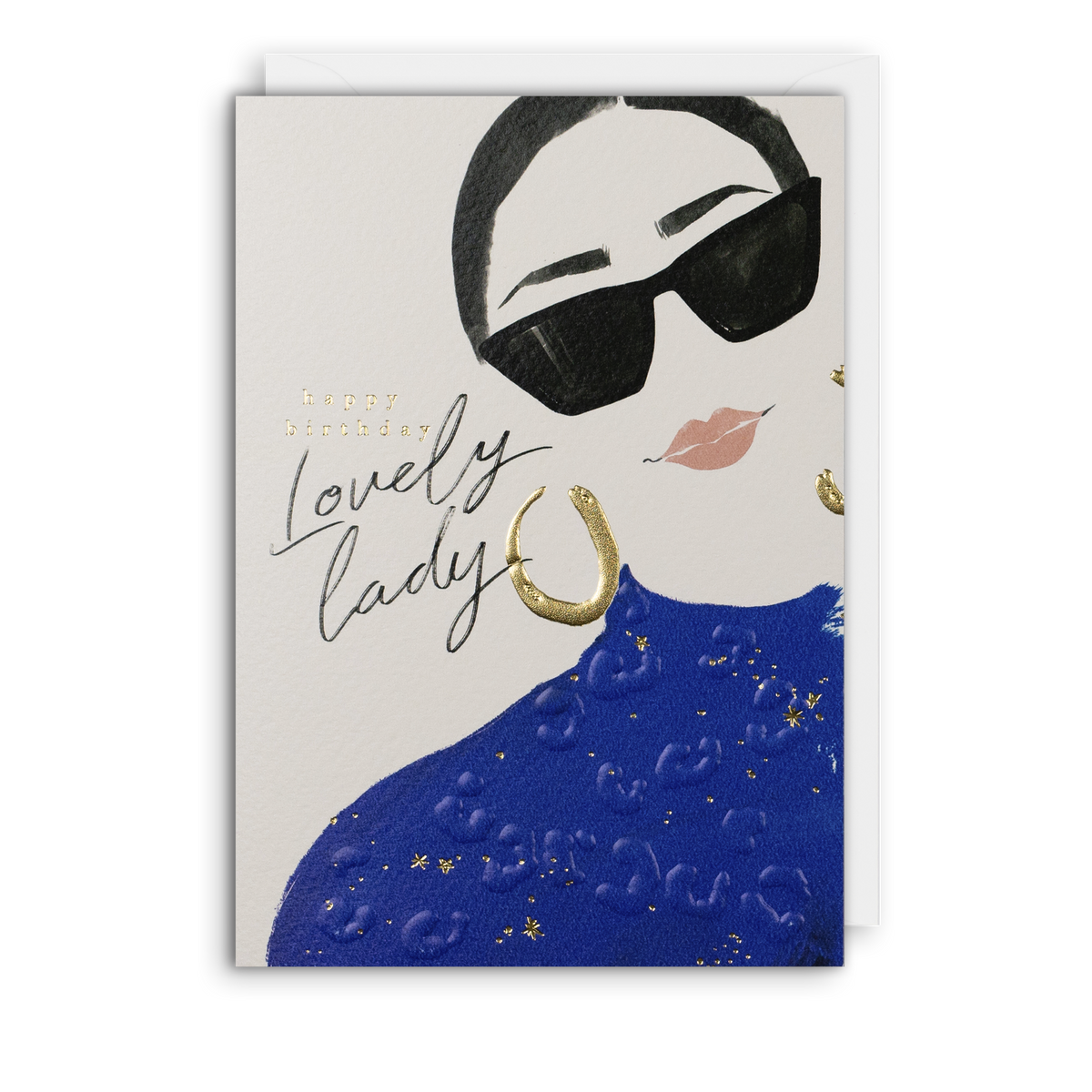 Moonlight Lovely Lady Birthday Card