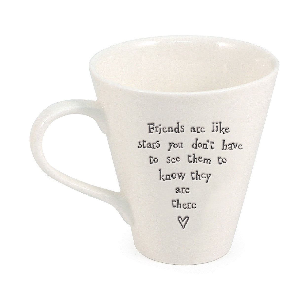 Porcelain Mug - Friends Are Like Stars | More Than Just at Gift | Narborough Hall