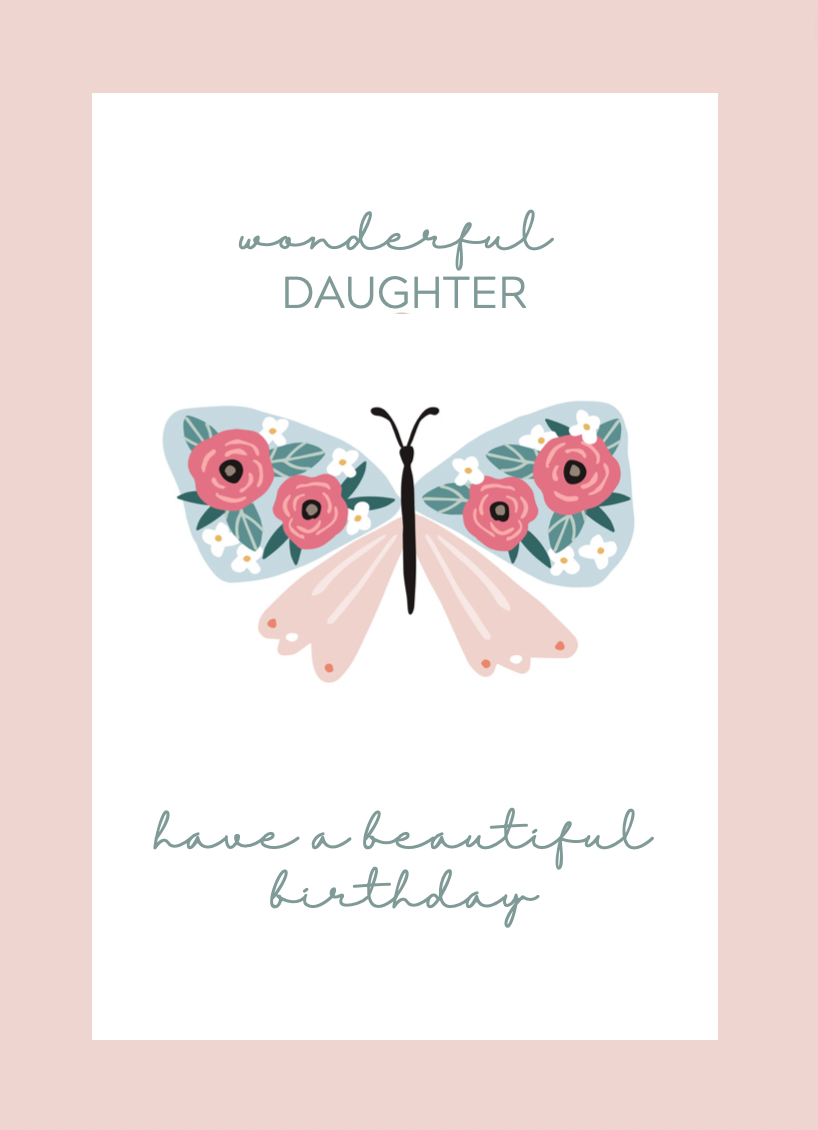 Fleur Wonderful Daughter Card