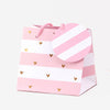Belly Button  Gift Bag Pink Stripe