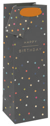 Glick Happy Birthday Spots Bottle Gift Bag