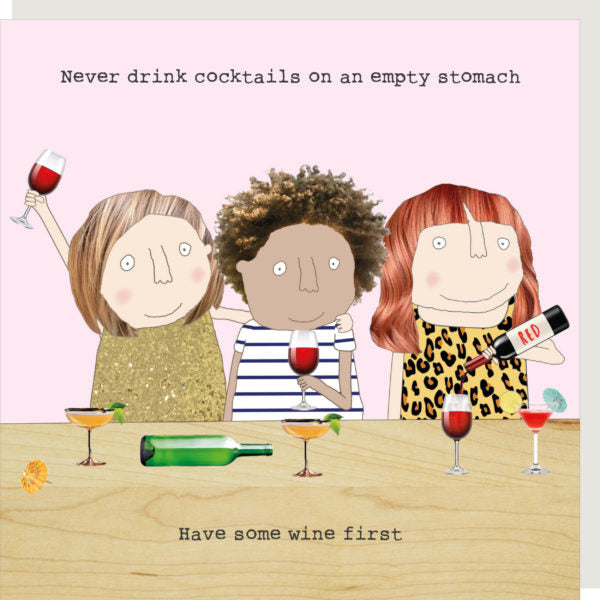 Rosie Made A Thing Wine First Card