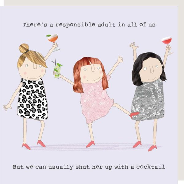 Rosie Made a Thing Responsible Girl Card