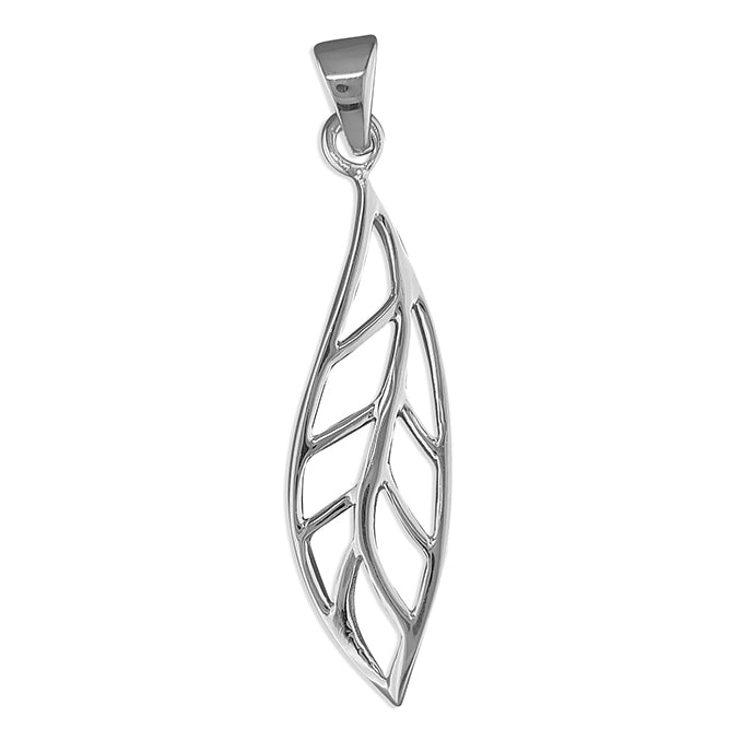 Sterling Silver Leaf Necklace