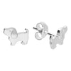 Sterling Silver Cute dog stud Earrings