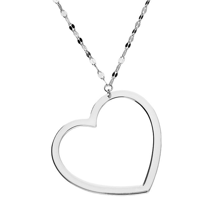 Sterling Silver Heart Necklace