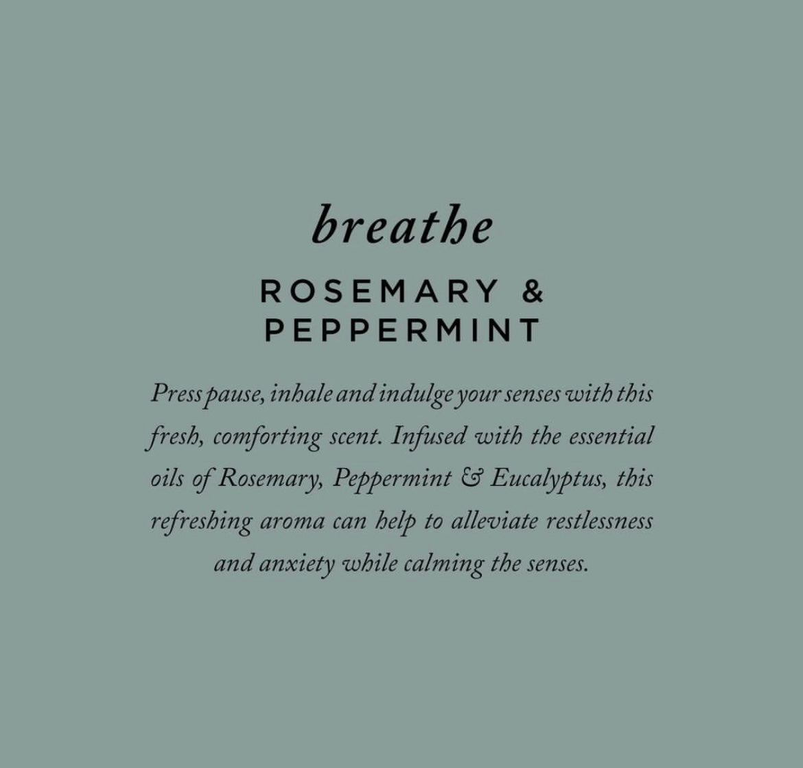The Aromatherapy Co Therapy Range Breathe Rosemary & Peppermint Reed Diffuser
