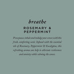 The Aromatherapy Co Therapy Range Breathe Rosemary & Peppermint Reed Diffuser