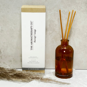 The Aromatherapy Co Therapy Range Unwind Coconut and Water Flower Reed Diffuser