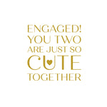 Only Love Engaged Card - Foil