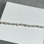 Sterling Silver Bead and Freshwater Pearl Bracelet