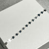 Sterling Silver Flat Star Bracelet