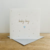 Apple Blossom Baby Boy Card