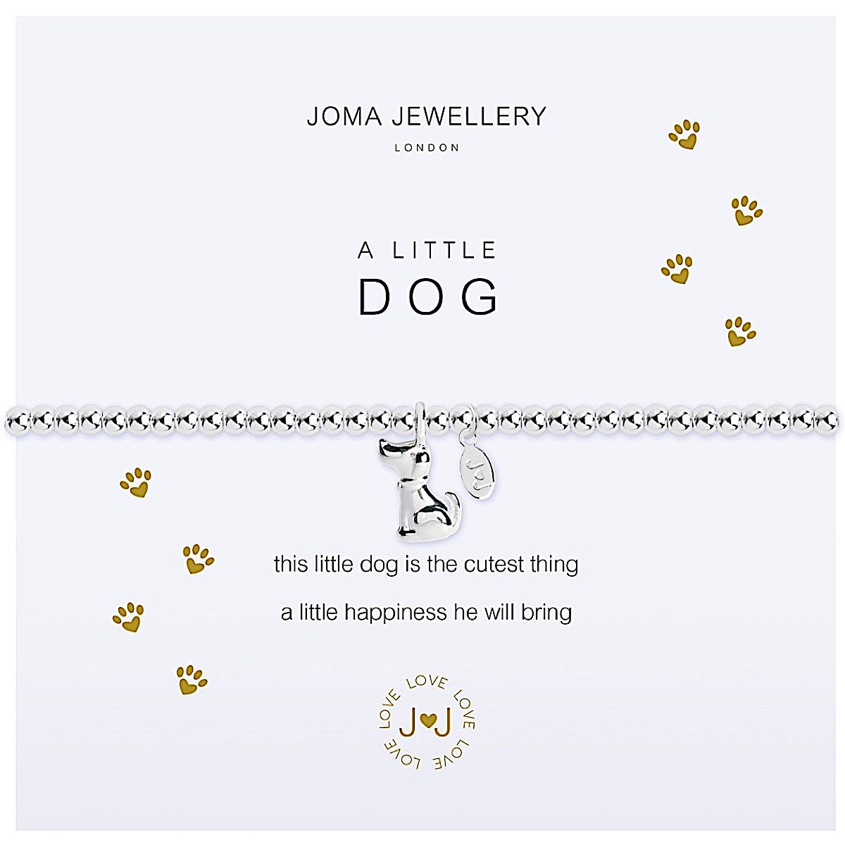 Joma Jewellery a little Dog Bracelet