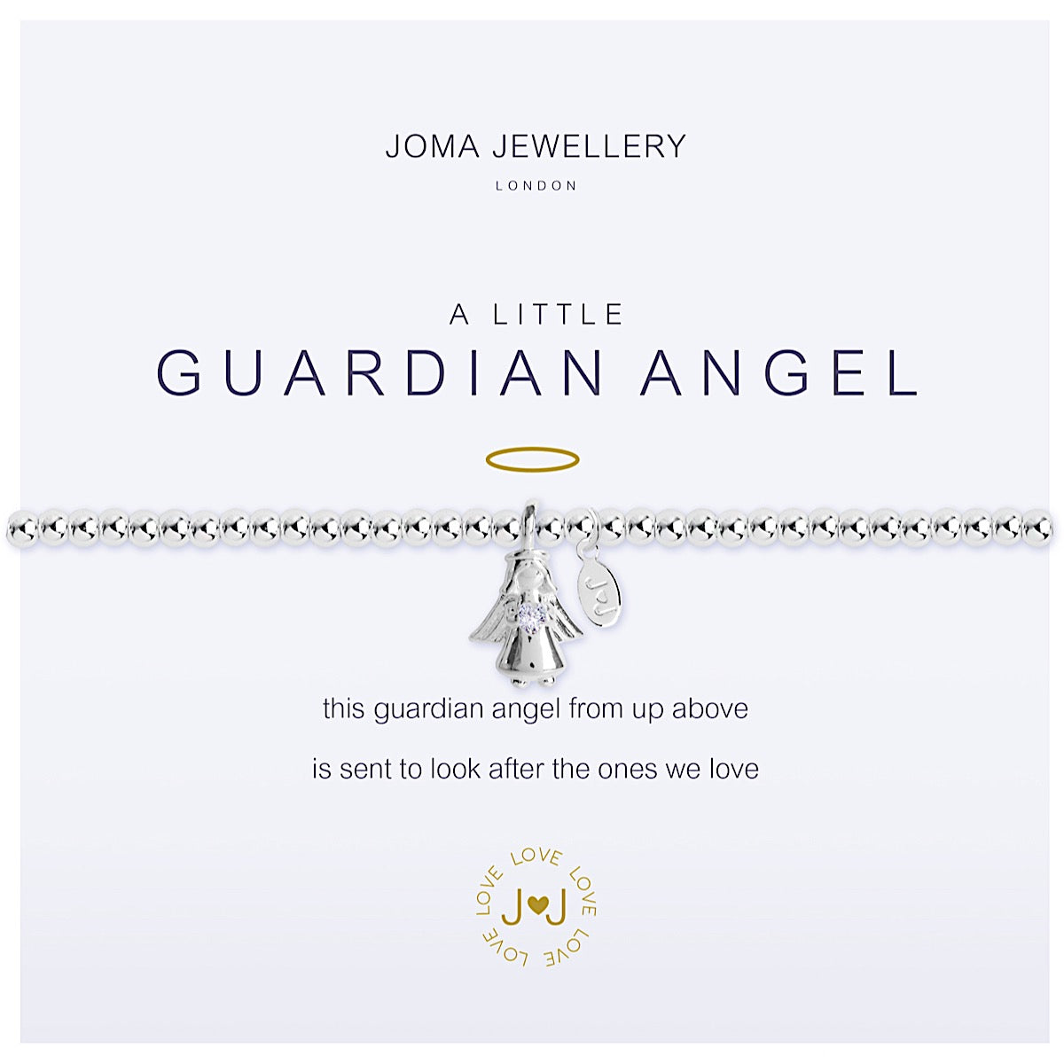 Joma Jewellery a little Guardian Angel Bracelet - Angel Charm