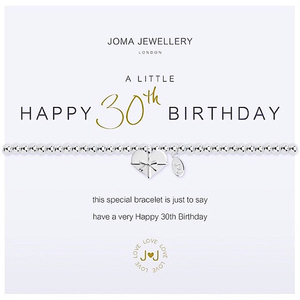 Joma Jewellery A Little Happy 30th Birthday Bracelet More Than