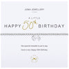 Joma Jewellery a little Happy 50th Birthday Bracelet