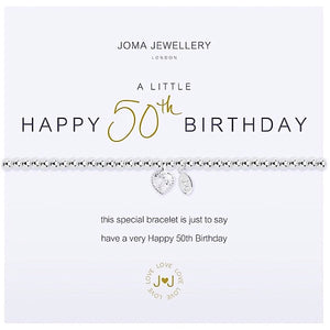 Joma 50th hotsell birthday bracelet