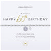 Joma Jewellery A Little Happy 60th Birthday Bracelet