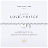Joma Jewellery a little Lovely Niece Bracelet - heart