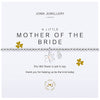 Joma Jewellery a little Mother of the Bride Bracelet - flower
