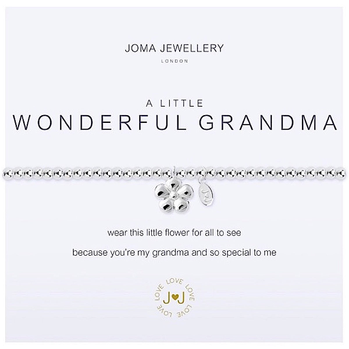 Joma Jewellery a little Wonderful Grandma Bracelet - flower