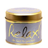 Lily-flame Relax Candle Tin
