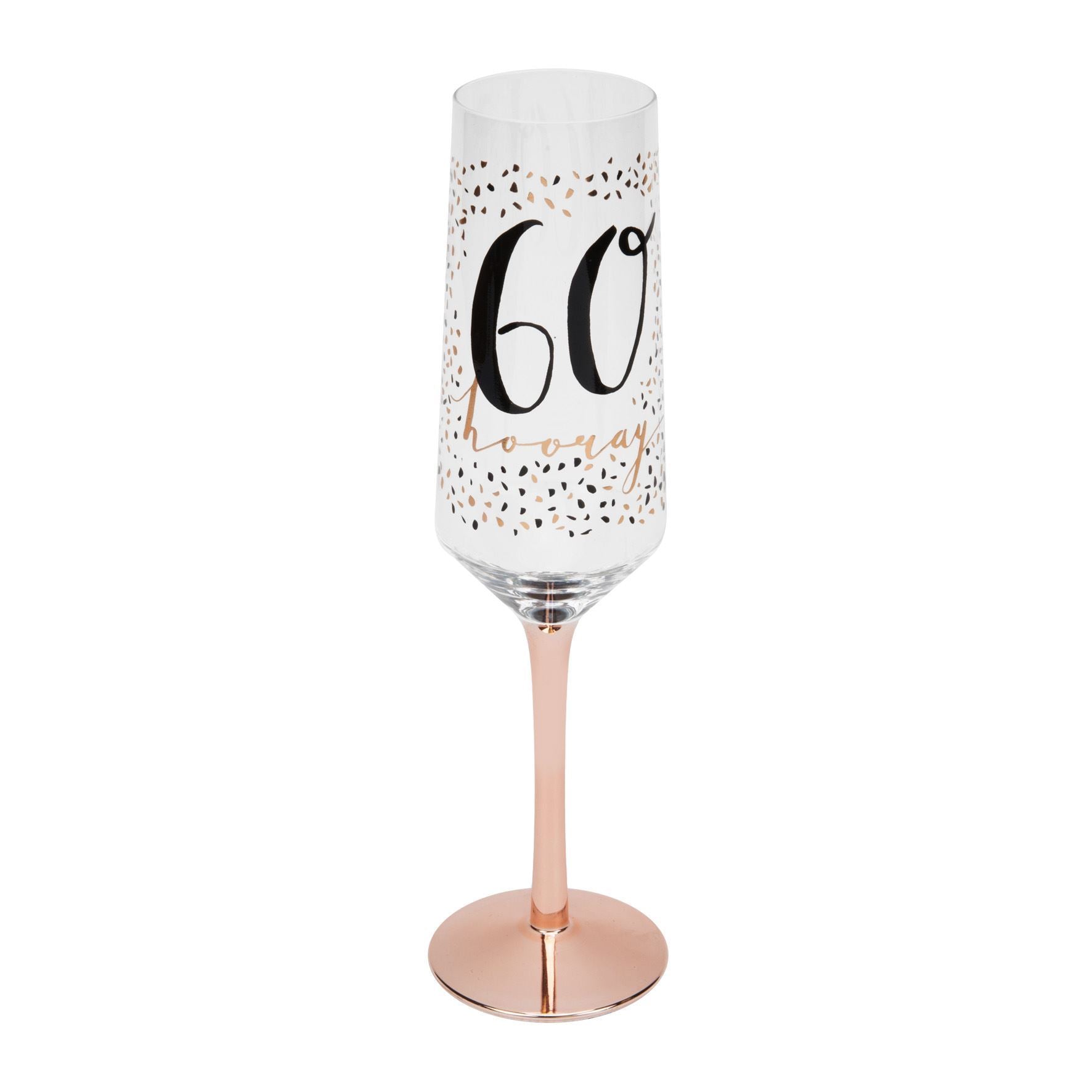 Luxe 60th Birthday Flute