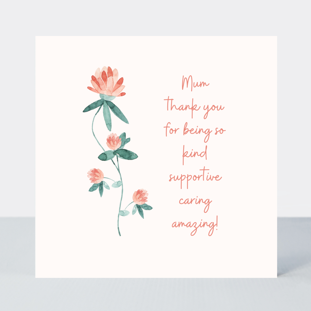 In Clover Mum Thank You Card