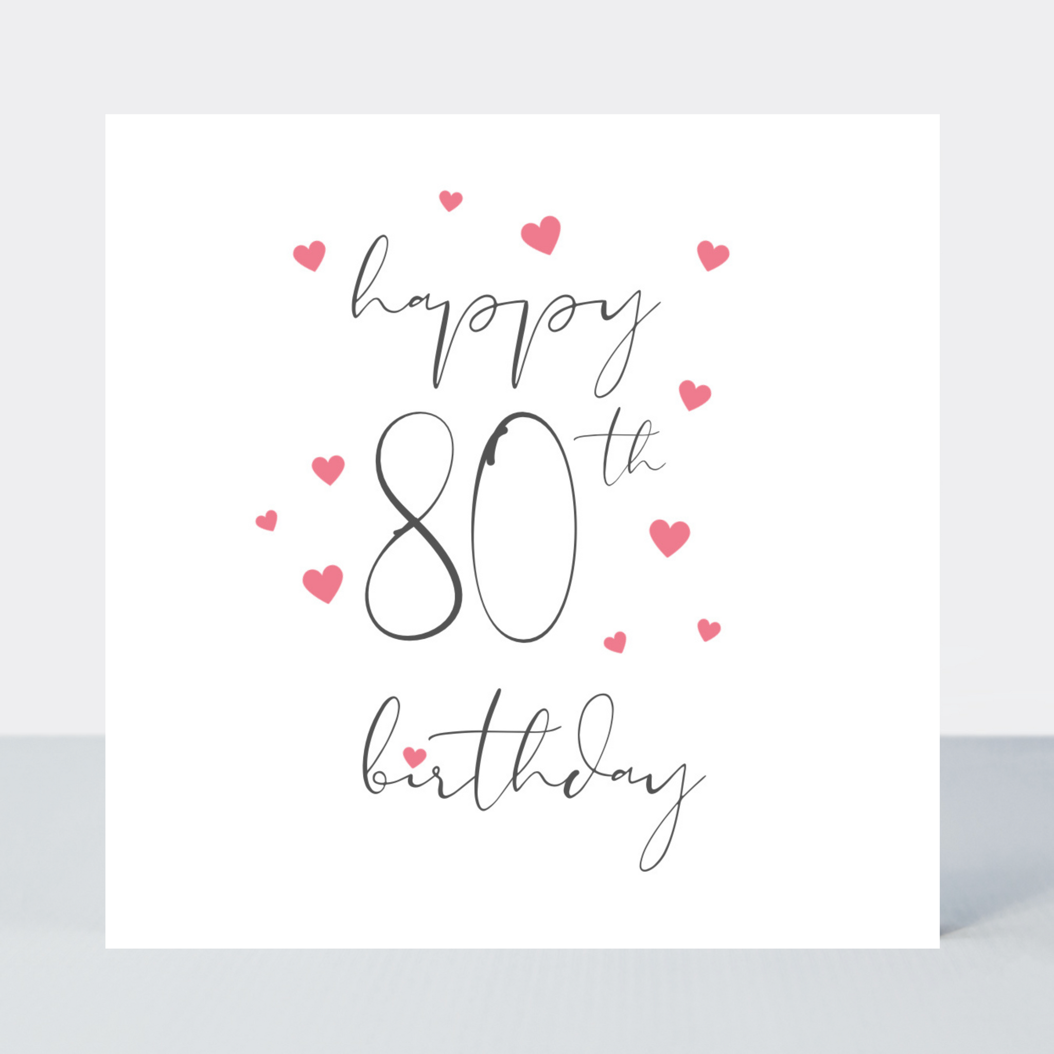 Something Simple 80th Birthday Card – More Than Just a Gift ...