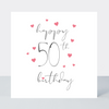 Something Simple 50th Birthday Card