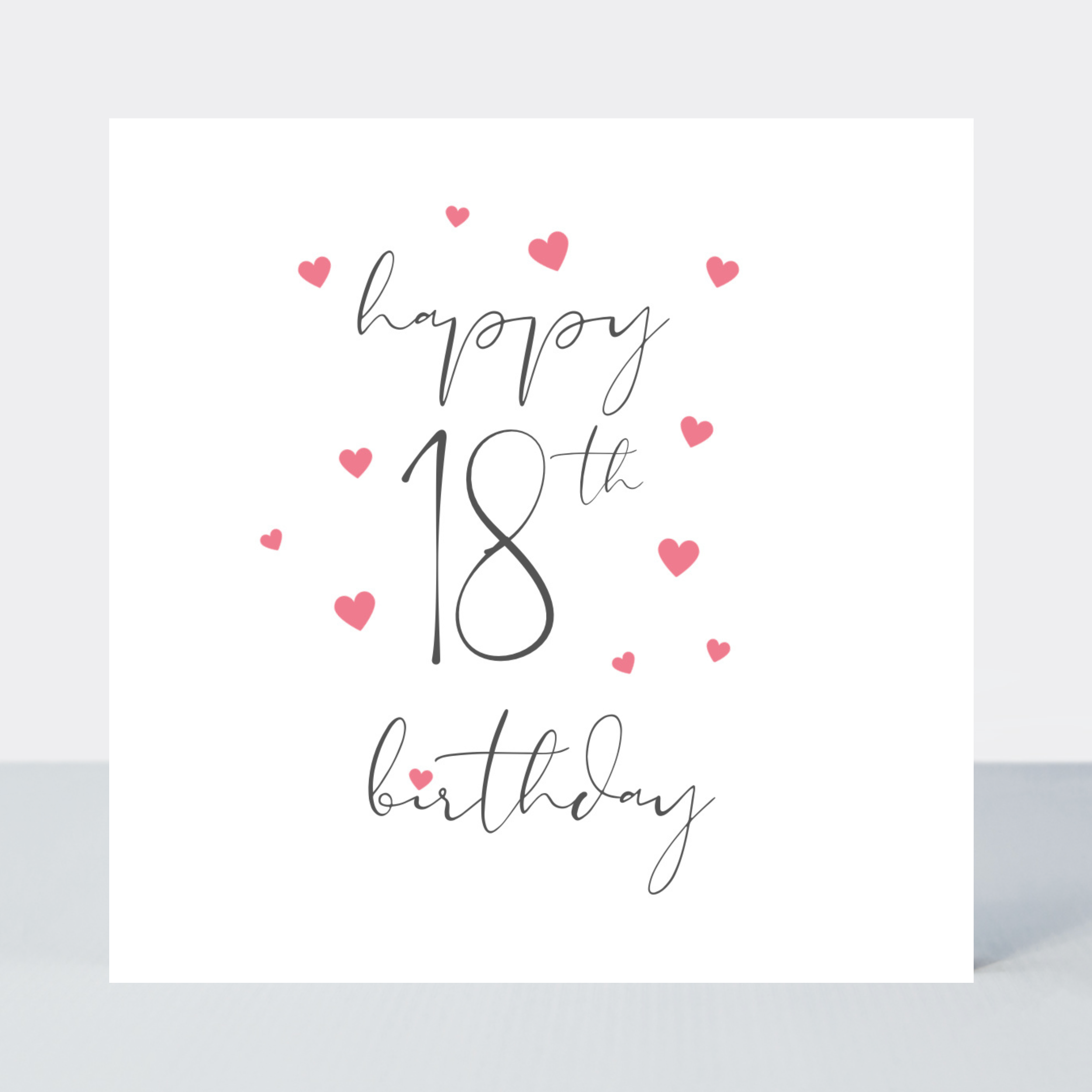 Something Simple 18th Birthday Card