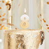 Gold Ombre 8 Number Birthday Candle