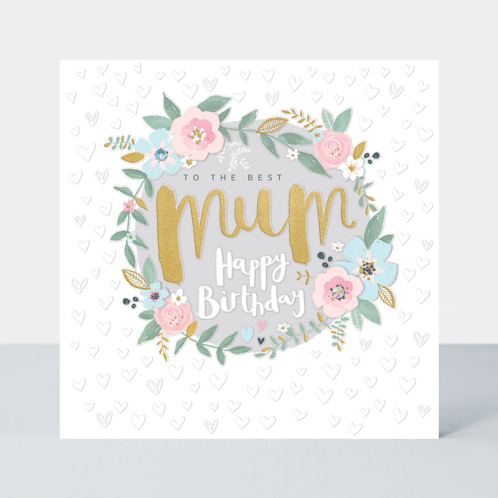 Peony Mum Birthday Card