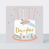 Peony Daughter Birthday Cake Card