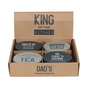 Foodie Father Coaster - 4 Designs