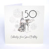 Stargazing 50th Celebrating Your Special Birthday Card