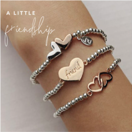 Joma Jewellery a little Friend For Life Bracelet - heart