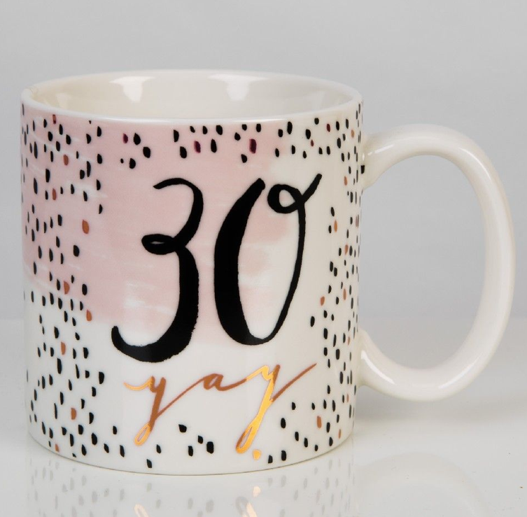 Luxe 30th Birthday Mug