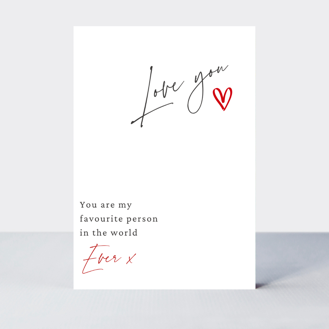 Love Notes Love You Card