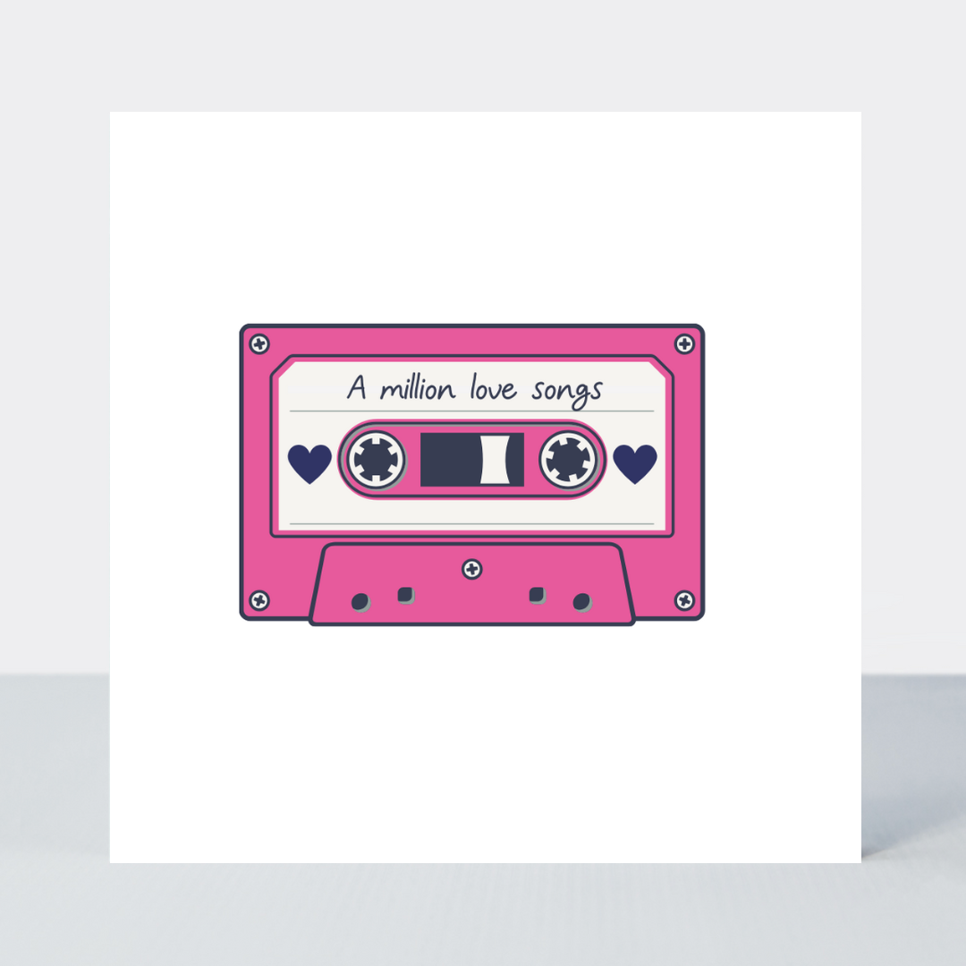 Mix Tape A Million Love Songs Card