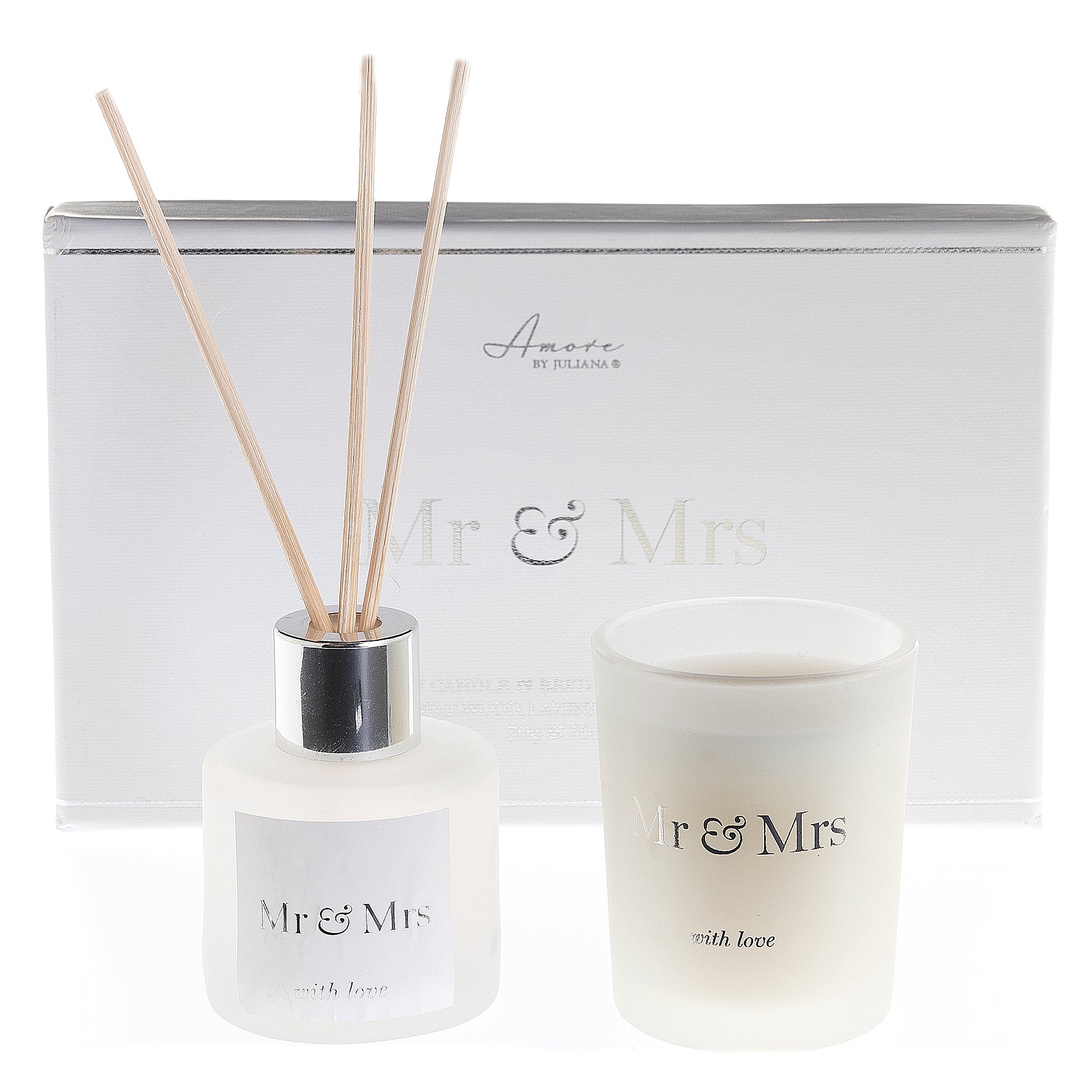 Amore - Mr & Mrs Diffuser and Candle Set