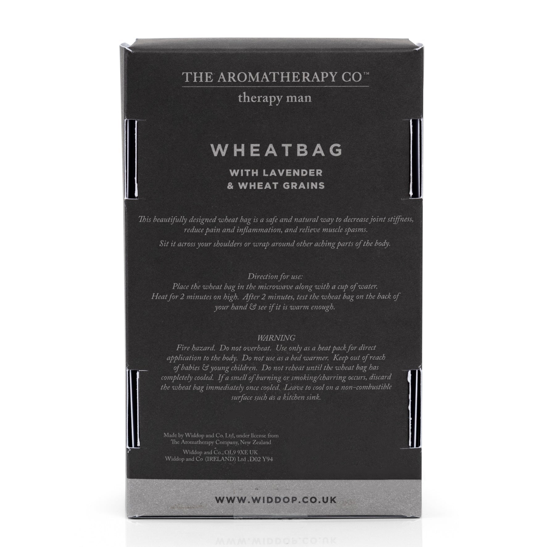 The Aromatherapy Co Therapy Man Soothing Wheat Bag With Lavender and Wheat Grains