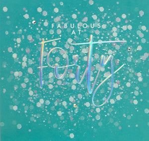 Aurora - Fabulous Forty Card |More Than Just A Gift