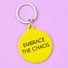Flamingo Candles - Embrace the Chaos Keytag