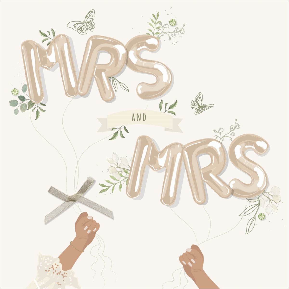 Besotted - Mrs and Mrs Wedding Day Card