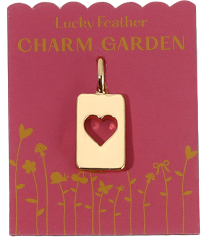 Lucky Feather - Charm Garden - LOVE - Cut out heart